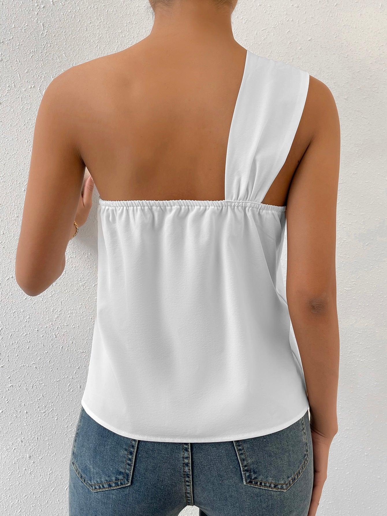 Blusa Dafny de Um Ombro