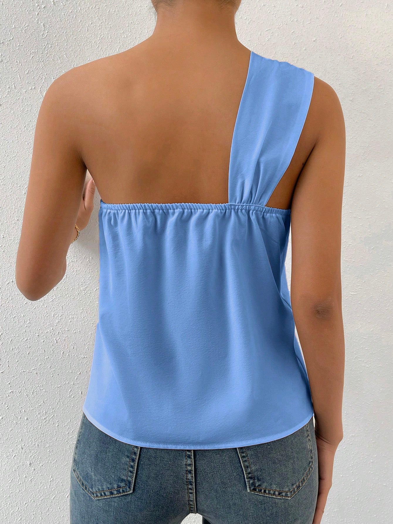 Blusa Dafny de Um Ombro