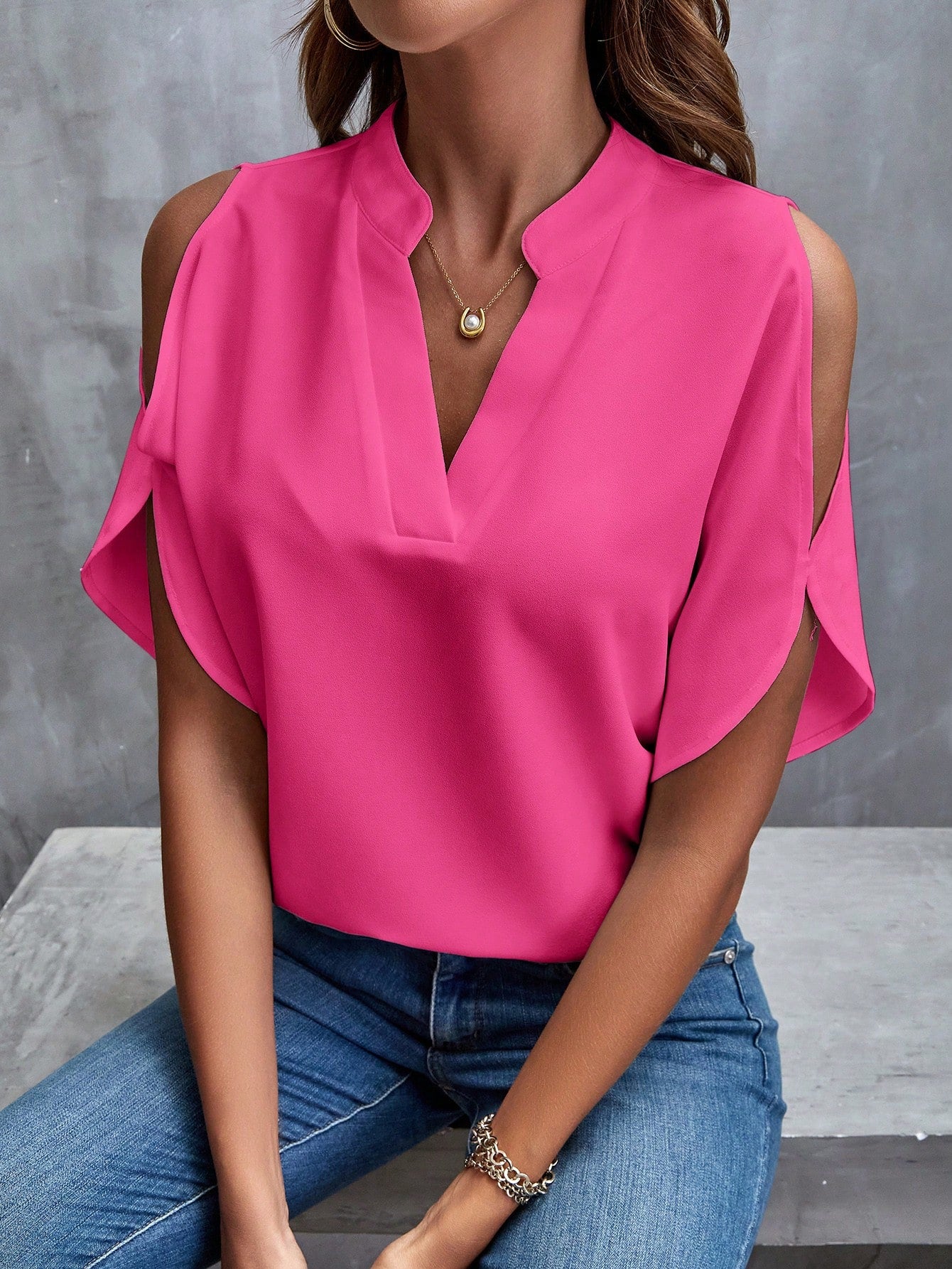 Blusa Classy Detalhe no Ombro