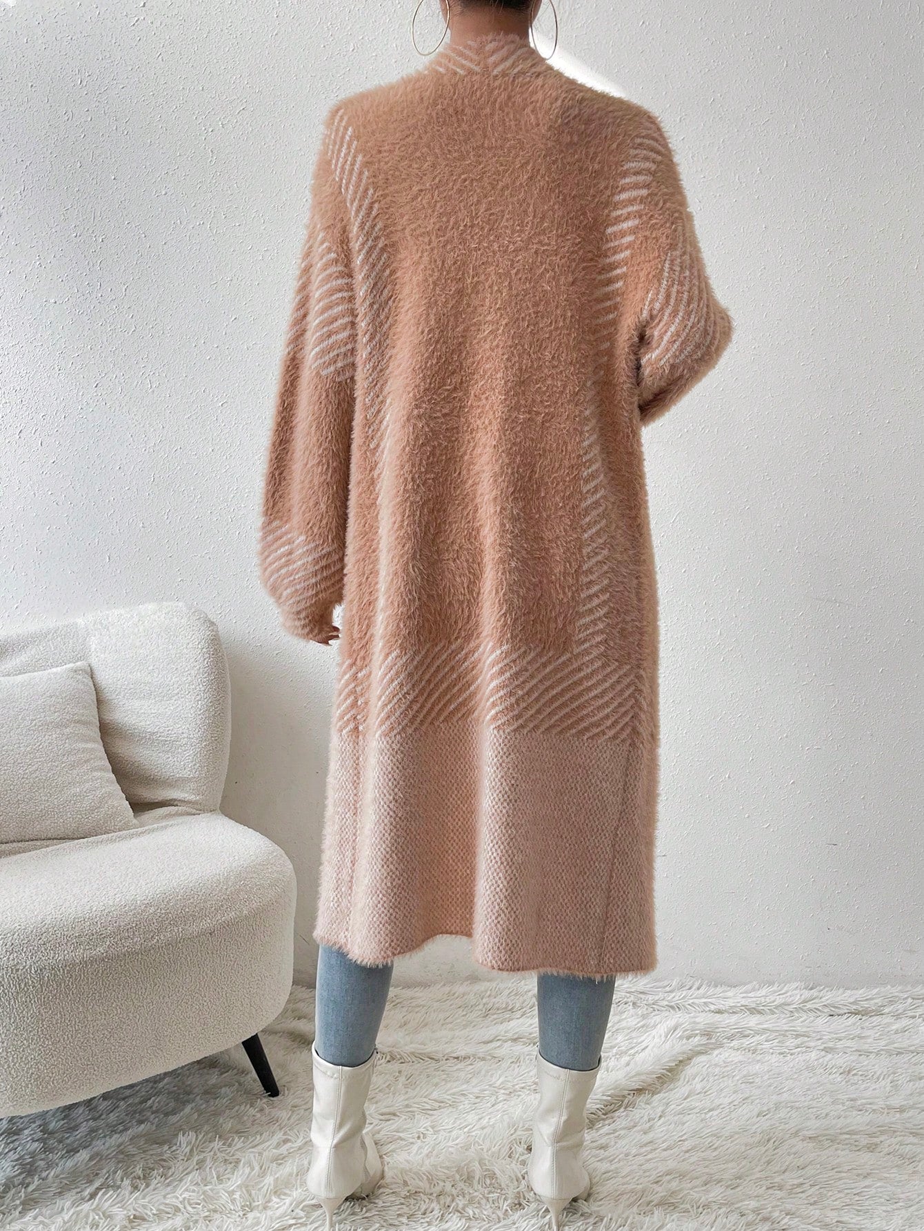 Cardigan Listrado Pérgamo