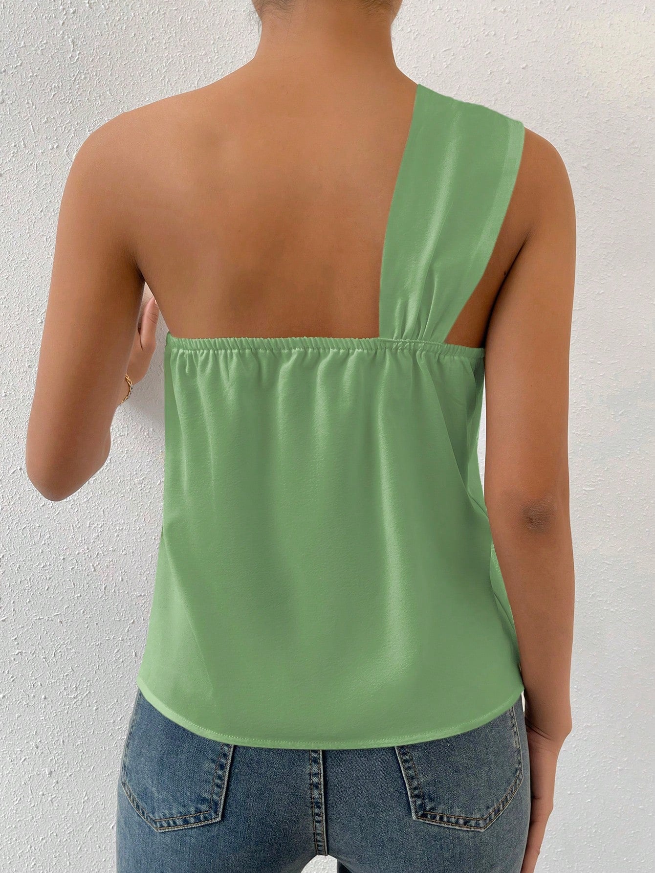 Blusa Dafny de Um Ombro