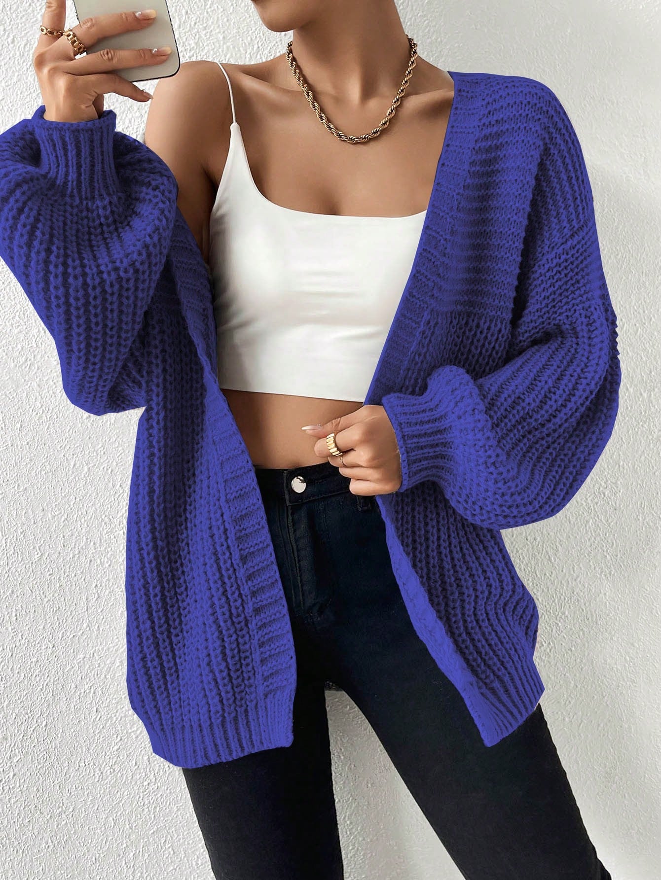 Cardigan Tricot Manga Princesa